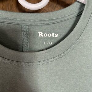 Roots Sage Green Crewneck Tee